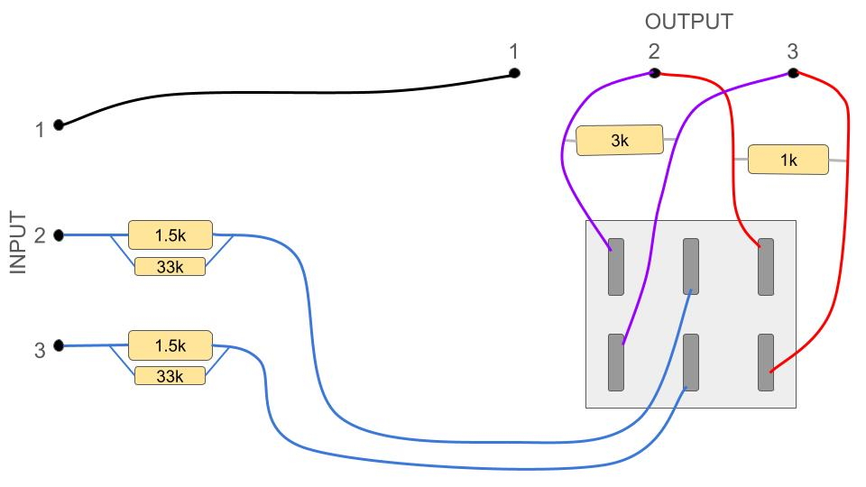 Attenuator wiring