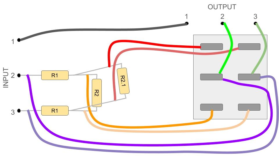 Attenuator wiring