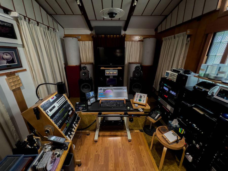 Our updated mastering room