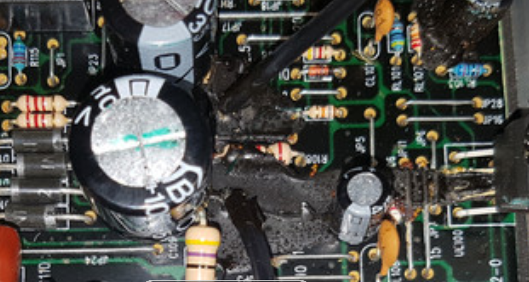 KRK capacitor leaking