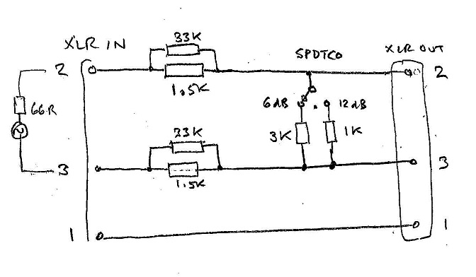 Attenuator schematic