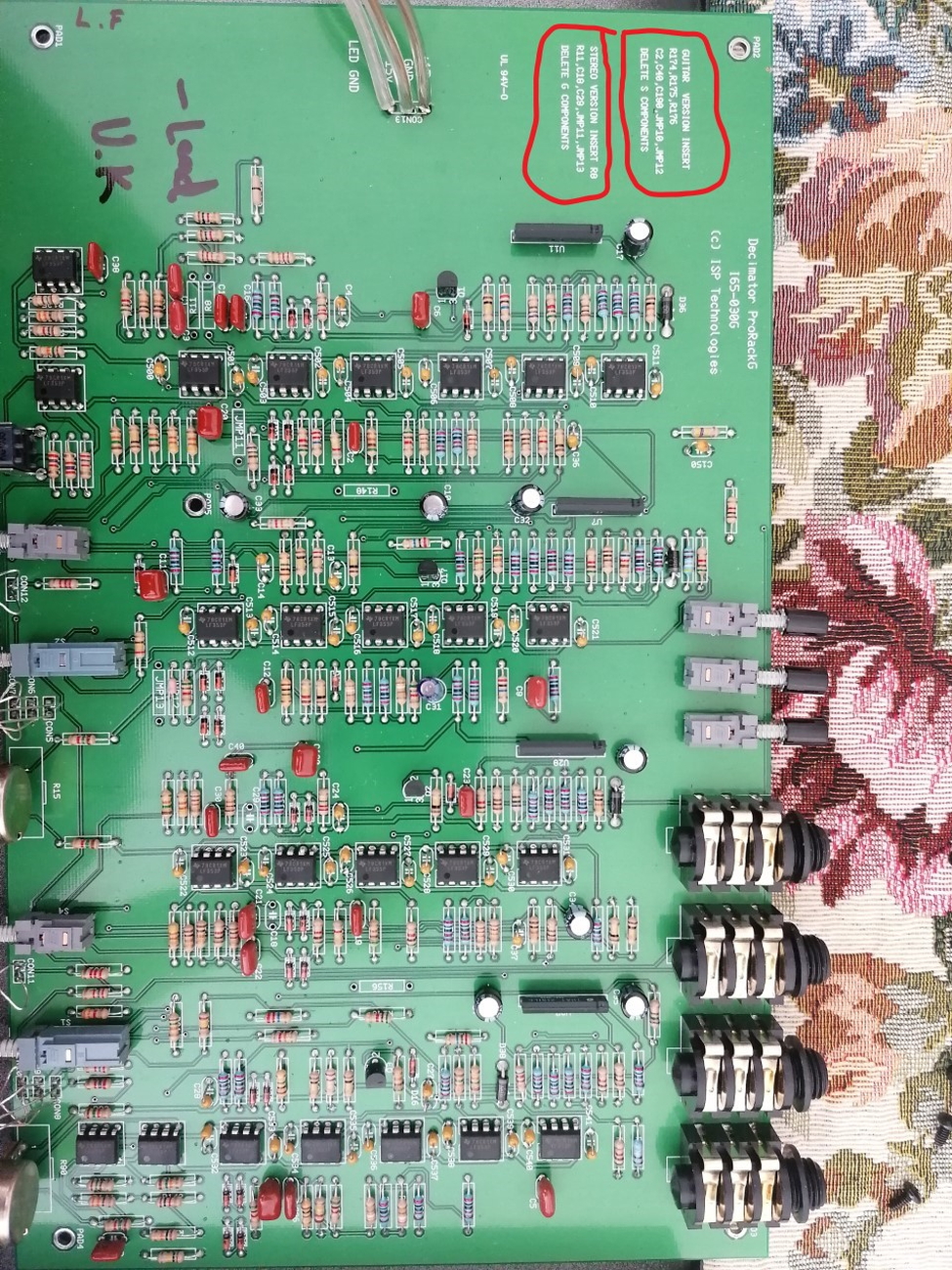 Help ISP decimator pro rack G guitar convert to stereo mod version